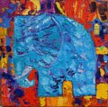 Elephant.canvas/oily paints