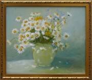 Bouquet of daisies.canvas/oily paints