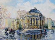 opera house.canvas/oily paints
