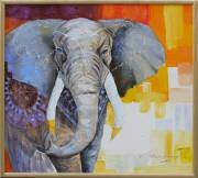 Elephant.canvas/oily paints